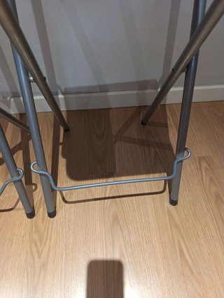 Sillas altas madera y metal