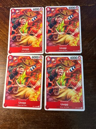 4 Cartas Usopp OP11-003 One Piece