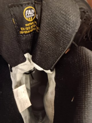 Botas Tácticas Fal Negras Poco Uso