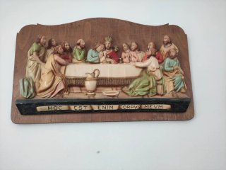Cuadro La Última Cena madera tallada