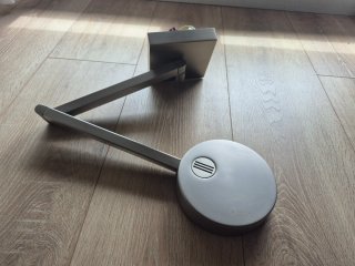 Aplique de pared Vibia Plata Metal