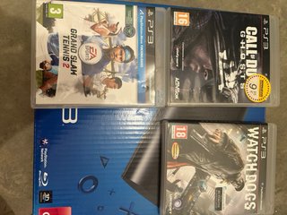 PS3 Super Slim 12GB + Mando + 7 Juegos