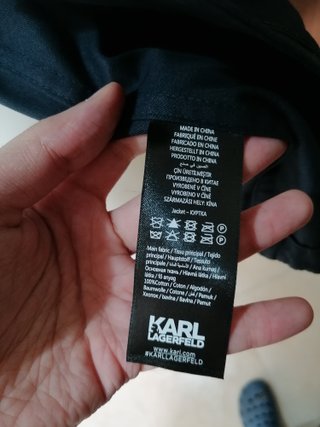Chaqueta Karl Lagerfeld militar + regalo