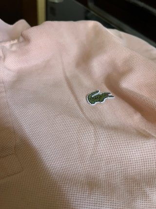 Polo Lacoste Vintage Rosa