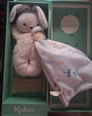 Kaloo Doudou Peluche Oso con Manta