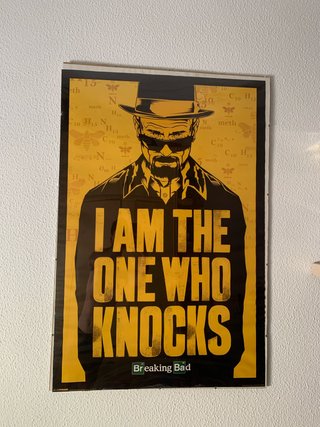 Póster Breaking Bad y portaposter de metacrilato