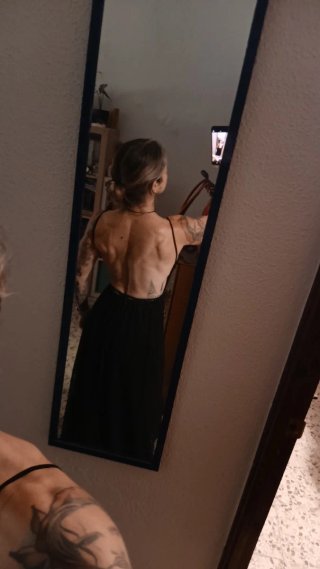 Vestido de fiesta lentejuelas negro