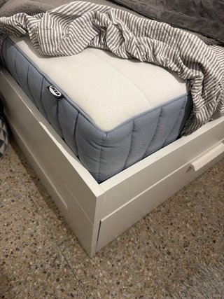 Cama 90 + Armario Blanco