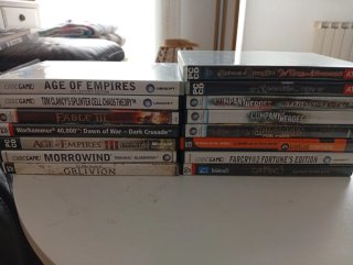 Lote Videojuegos PC retro Oblivion, Gothic, A.O.E