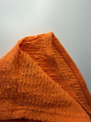 Top Verano Naranja con Volantes