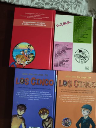 Libros de "Los Cinco"