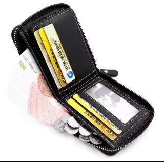 Cartera cuero PU