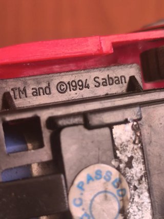 Power Rangers 1994 Saban Slot Cars