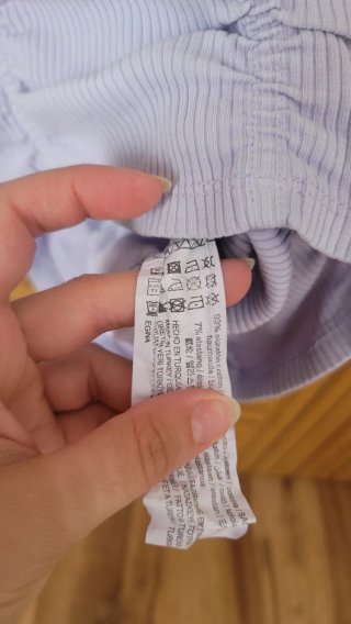 Top lila fruncido Pull&Bear