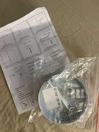 Lámpara de techo verde