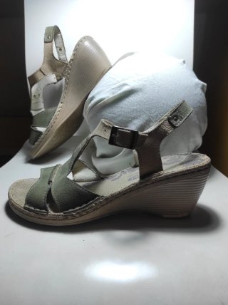 Sandalias Media Cuña Boho-Chic (defecto en suelas)