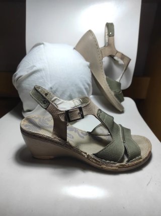 Sandalias Media Cuña Boho-Chic (defecto en suelas)