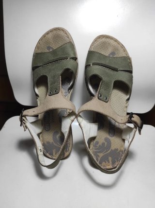 Sandalias Media Cuña Boho-Chic (defecto en suelas)