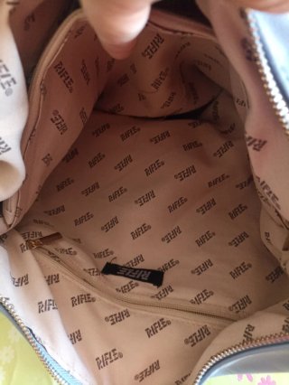 Borsa a spalla Rifle in camoscio, pelle ed ecopell