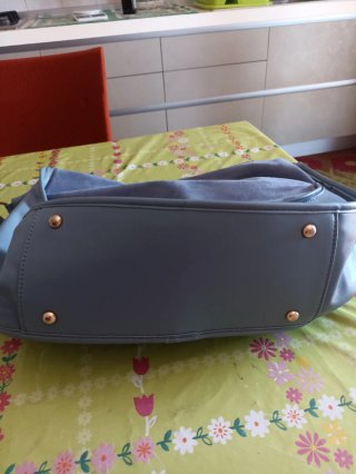 Borsa a spalla Rifle in camoscio, pelle ed ecopell
