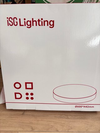Plafón LED ISG 50W Neox Wood CCT