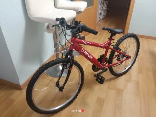 Bicicleta roja TOPLIFE 24 casi nueva