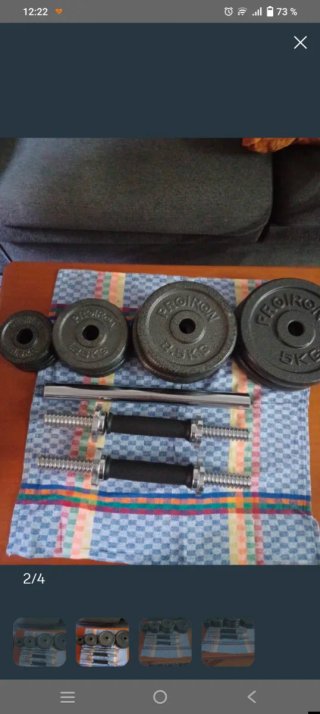 Mancuernas ajustables hasta 20kg