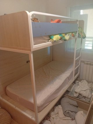 Litera infantil madera