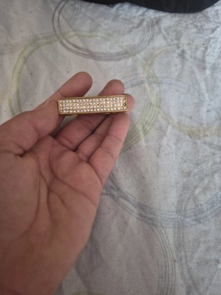 Anillo dos dedos con diamantes