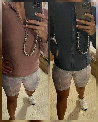 Sudadera polar rosa básico.