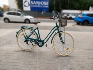 Bicicleta Paseo 28" Elops 520 Verde