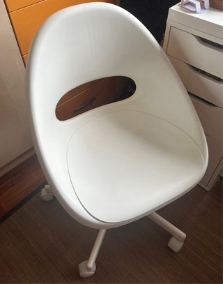 Silla de oficina Ikea blanca