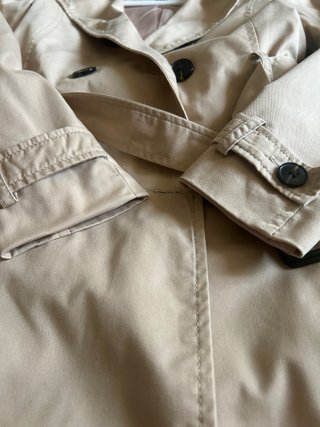 Gabardina Stradivarius Beige Talla XS