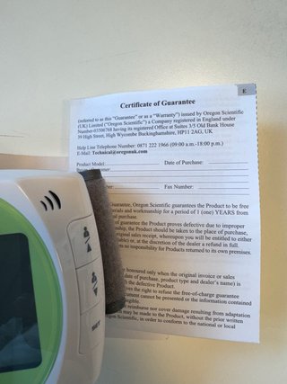 Oregon Scientific Apparecchio pressione da polso