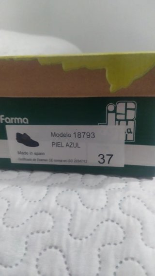 Zapatos anatómicos azules nuevos