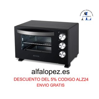 Horno Eléctrico Sobremesa Temporizador 30l Becken