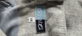 Conjunto dos piezas gris manga corta y falda
