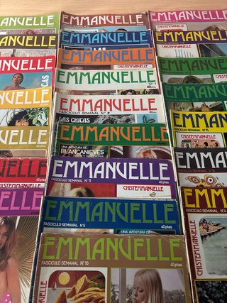 lote de revistas Emmanuelle de los años 70