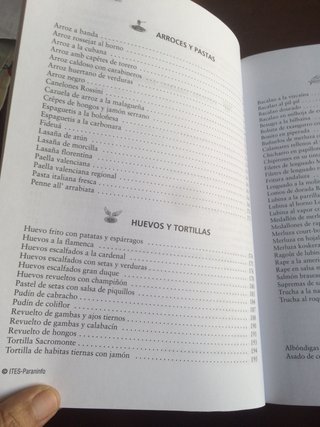 Cocina y repostería. Recetario