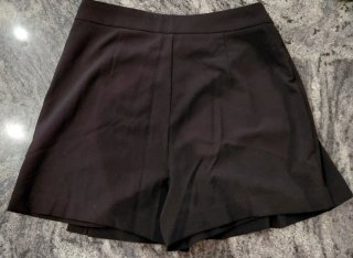 Falda pantalón negra Stradivarius