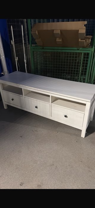 Mueble TV Ikea blanco madera, transporte incluido!