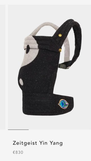 Mochila Portabebés Artipoppe Yin Yang