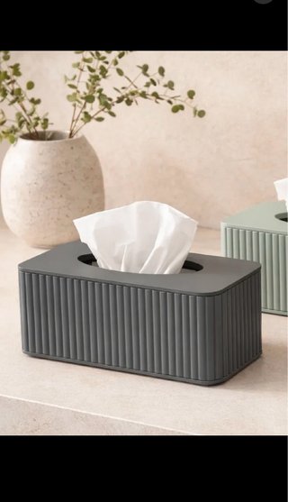 Caja de pañuelos diseño Japandi