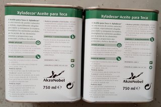 2 botes Aceite Teca Incoloro 750ml Xyladecor