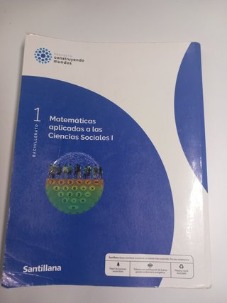 Matemáticas aplicadas a las Ciencias Sociales I...