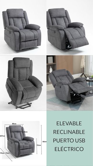 Sillón relax eléctrico California