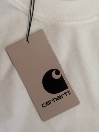 Camiseta Carhartt WIP White / Blanco Script Logo -