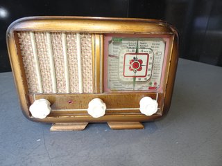 Radio Válvulas Rider Radio Años 50 Madera