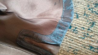 Botas altas tacón marrón Camel. Talla 38