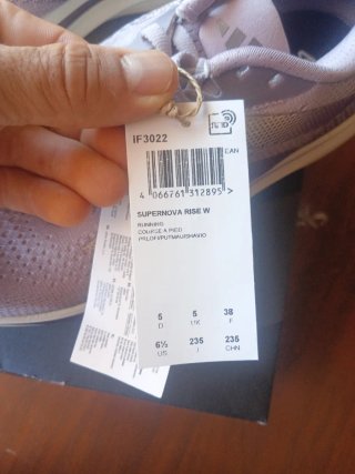 Adidas Supernova Rise 38 Morado Blanco
